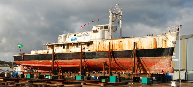 Refit of Cousteau's Calypso restarts