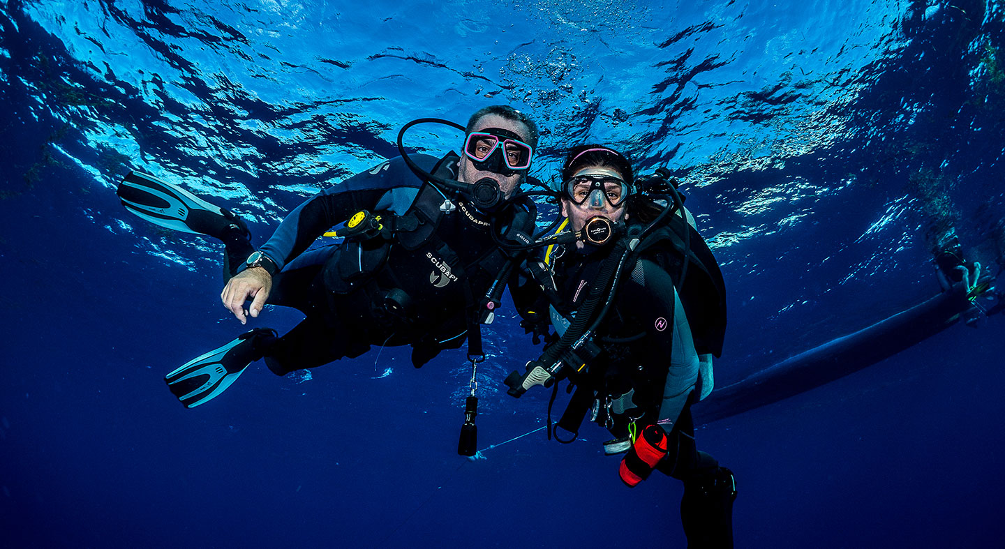 Tandem Scuba Diver